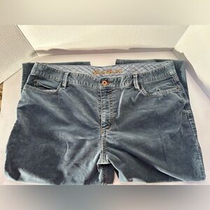 Eddie Bauer Ladies Corduroy Pants - Size 18T - Smoky Blue - Bootcut